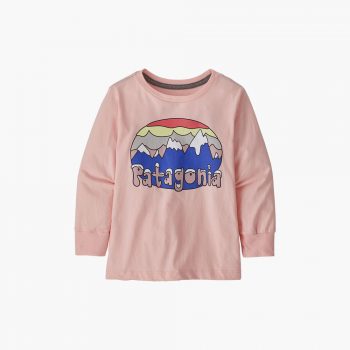 Patagonia t-shirt enfant Baby Graphic Organic T-shirt Seafan Pink