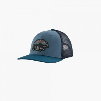Patagonia casquette enfant Kid Trucker Hat Pigeon Blue